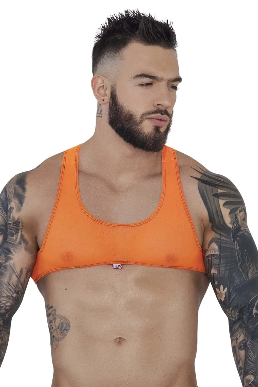 Pikante PIK 1272 Sonar Crop Top Color Orange