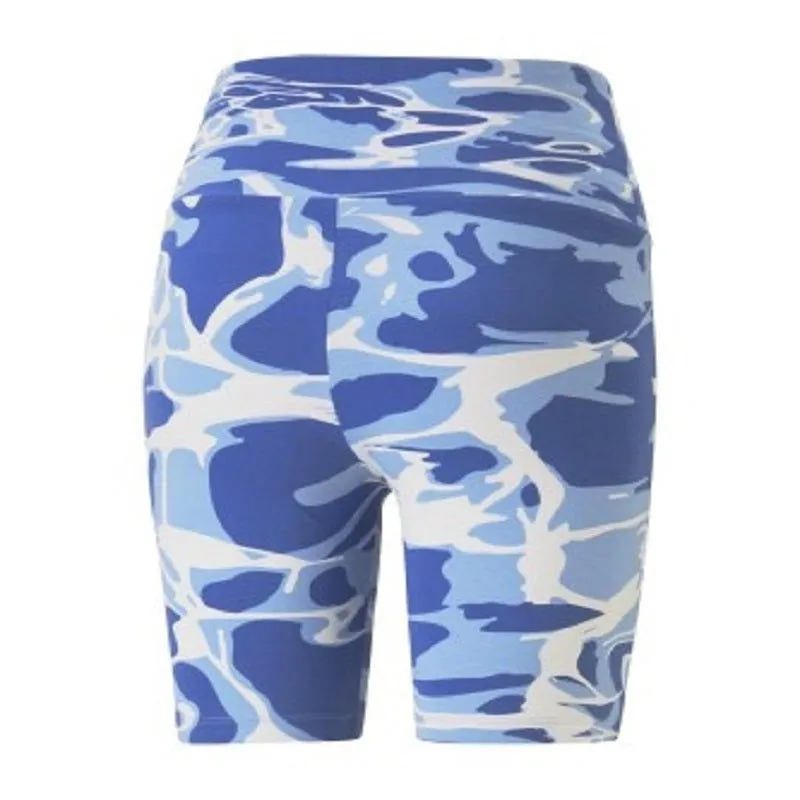 Puma Women's Summer Splash Tights Shorts - Blue / White