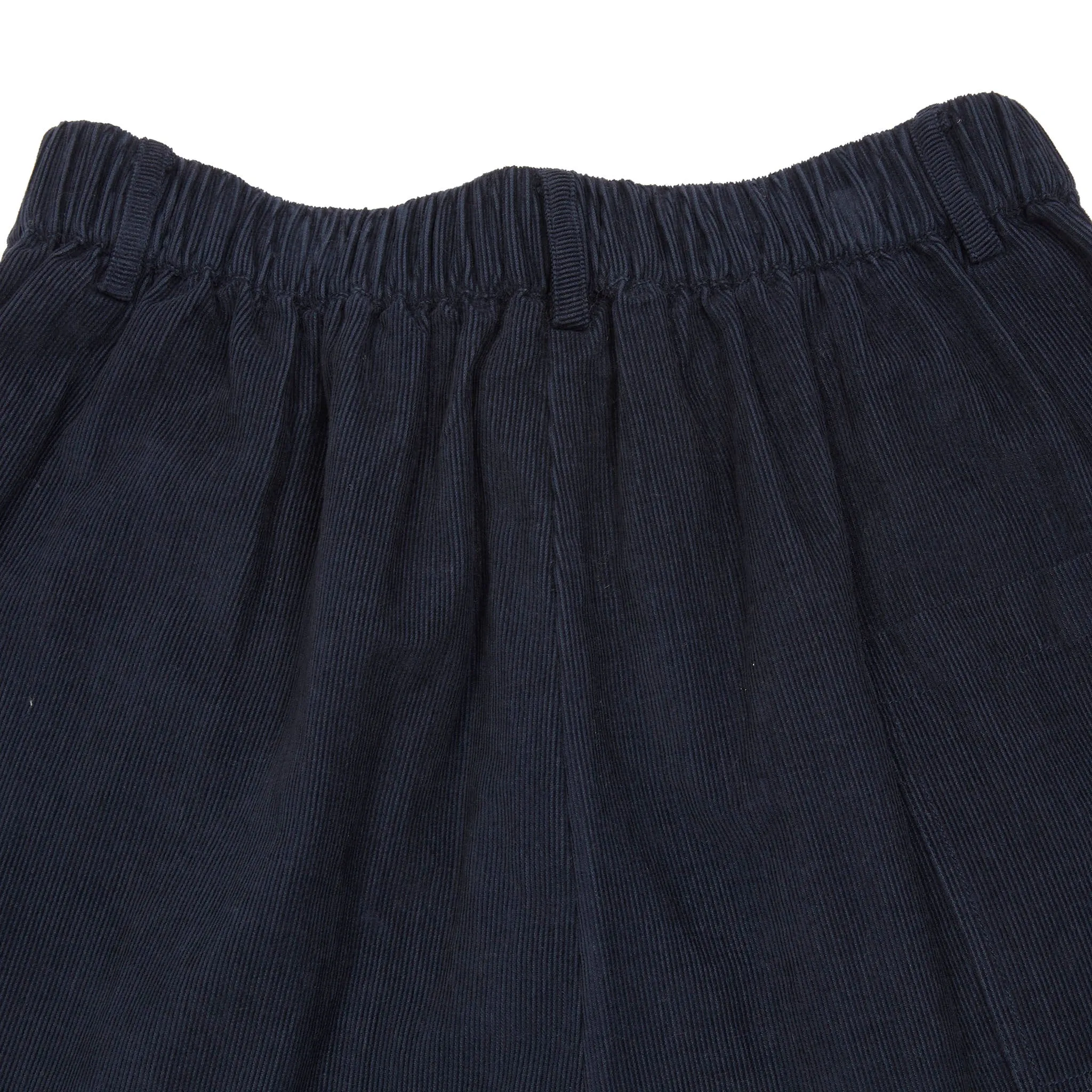 Runaway Bicycle Kent Pleated Pants in Charcoal Indigo Lightweight Cotton