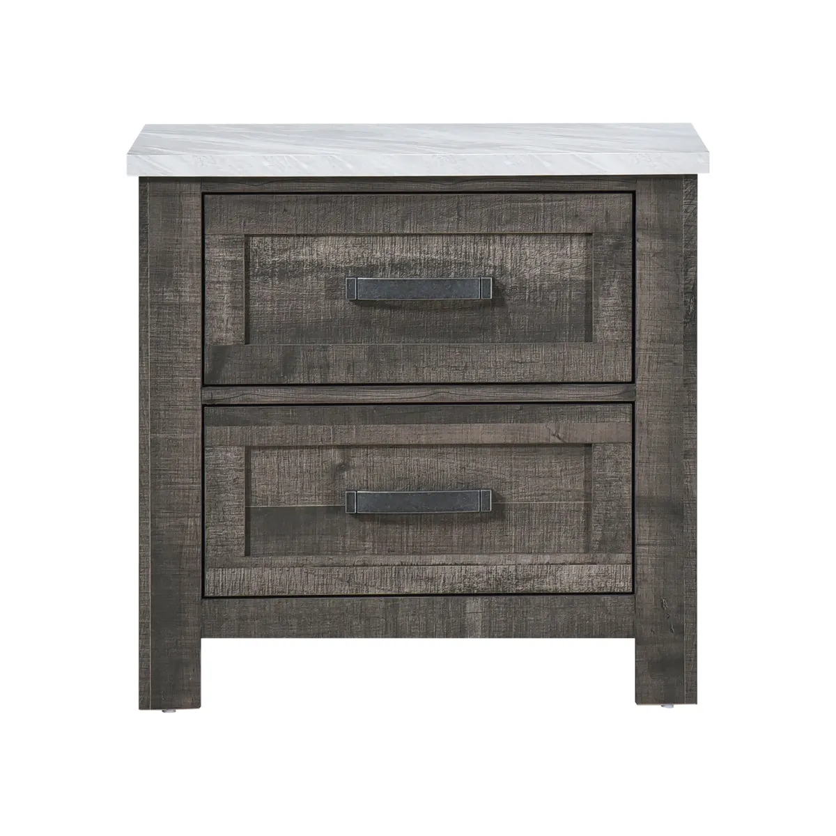 Rustic Stone-Top Nightstand: Beowulf Collection