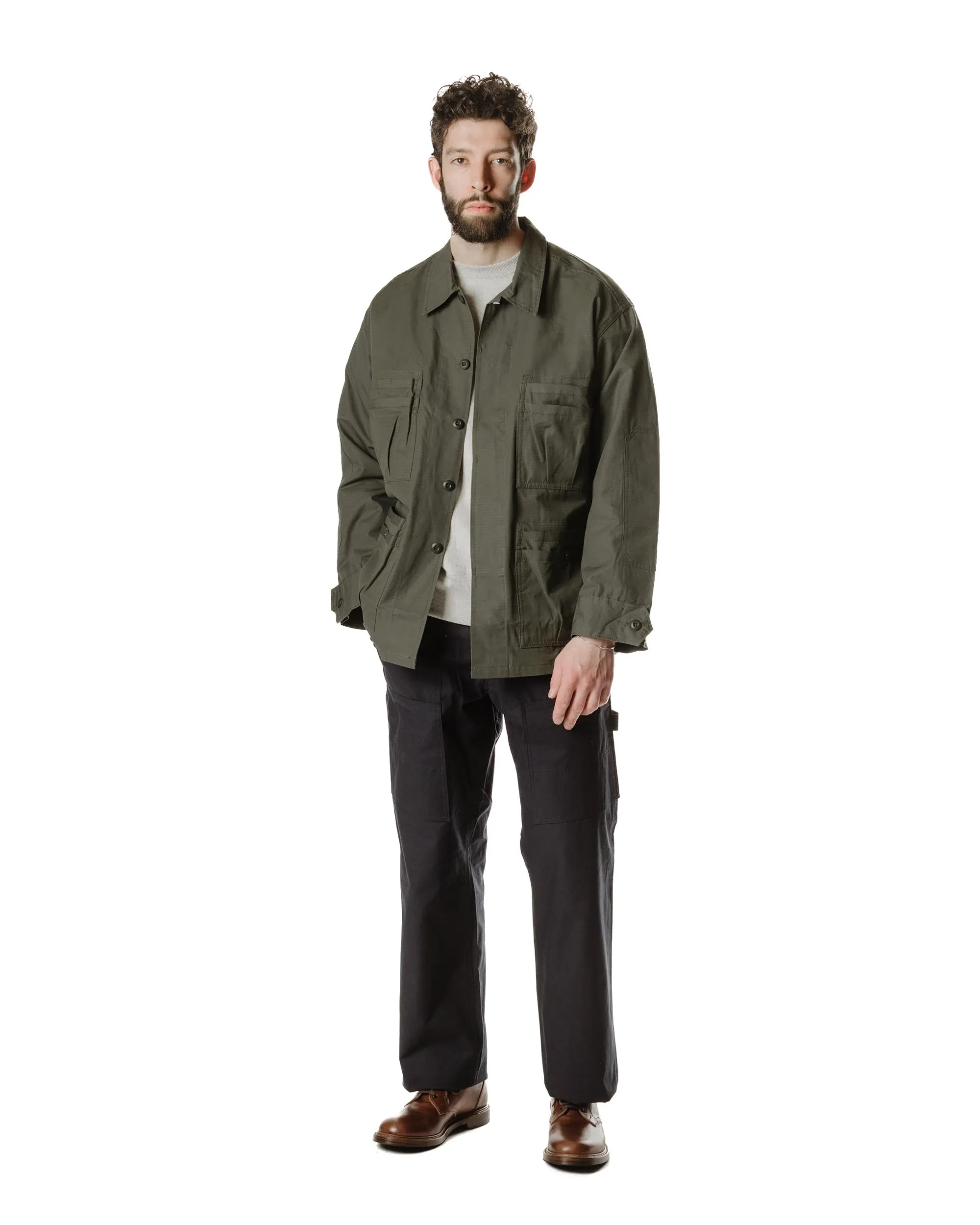 Sassafras Overgrown Fatigue Jacket Ripstop Olive