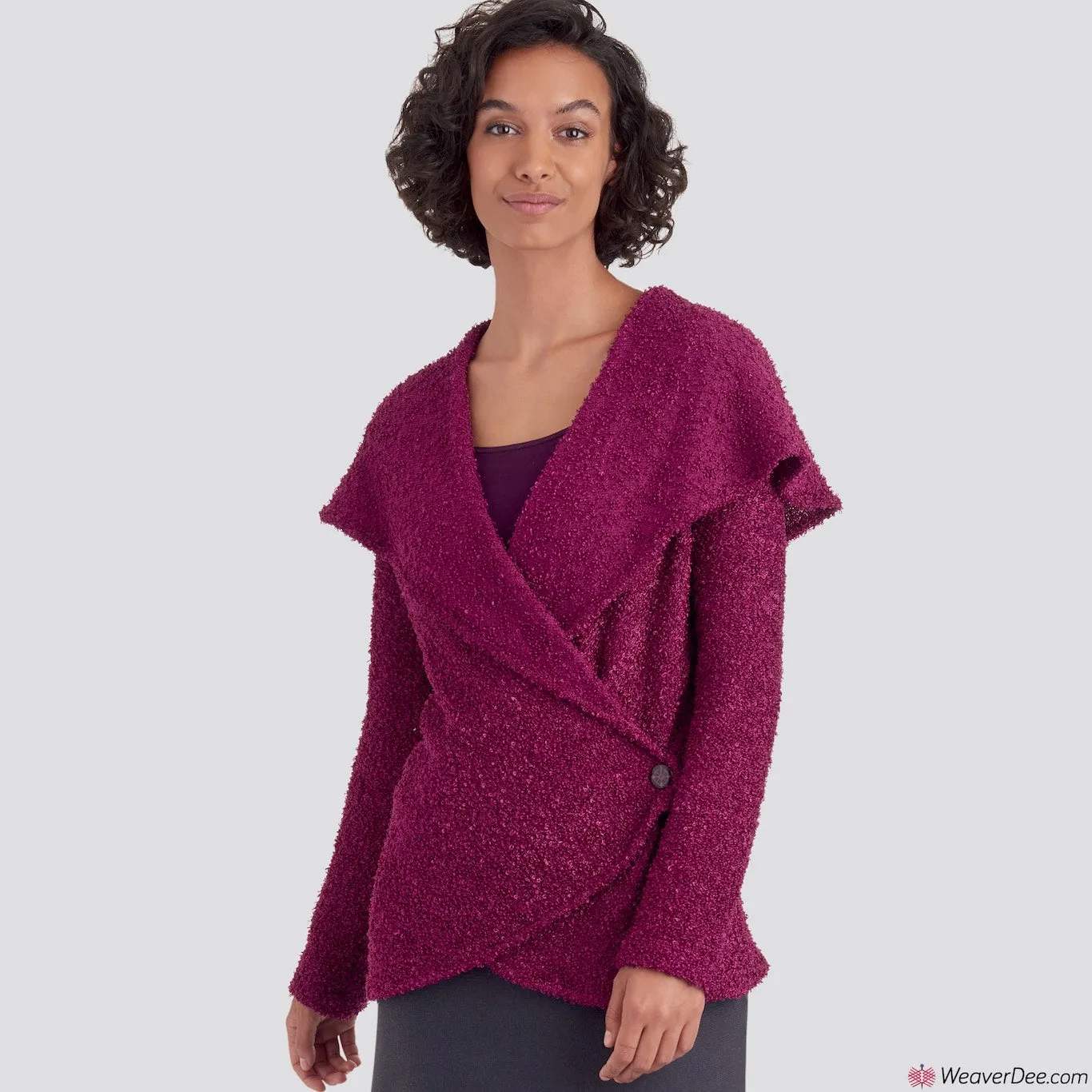 Simplicity Pattern S9189 Misses' Knit Wrap Jacket