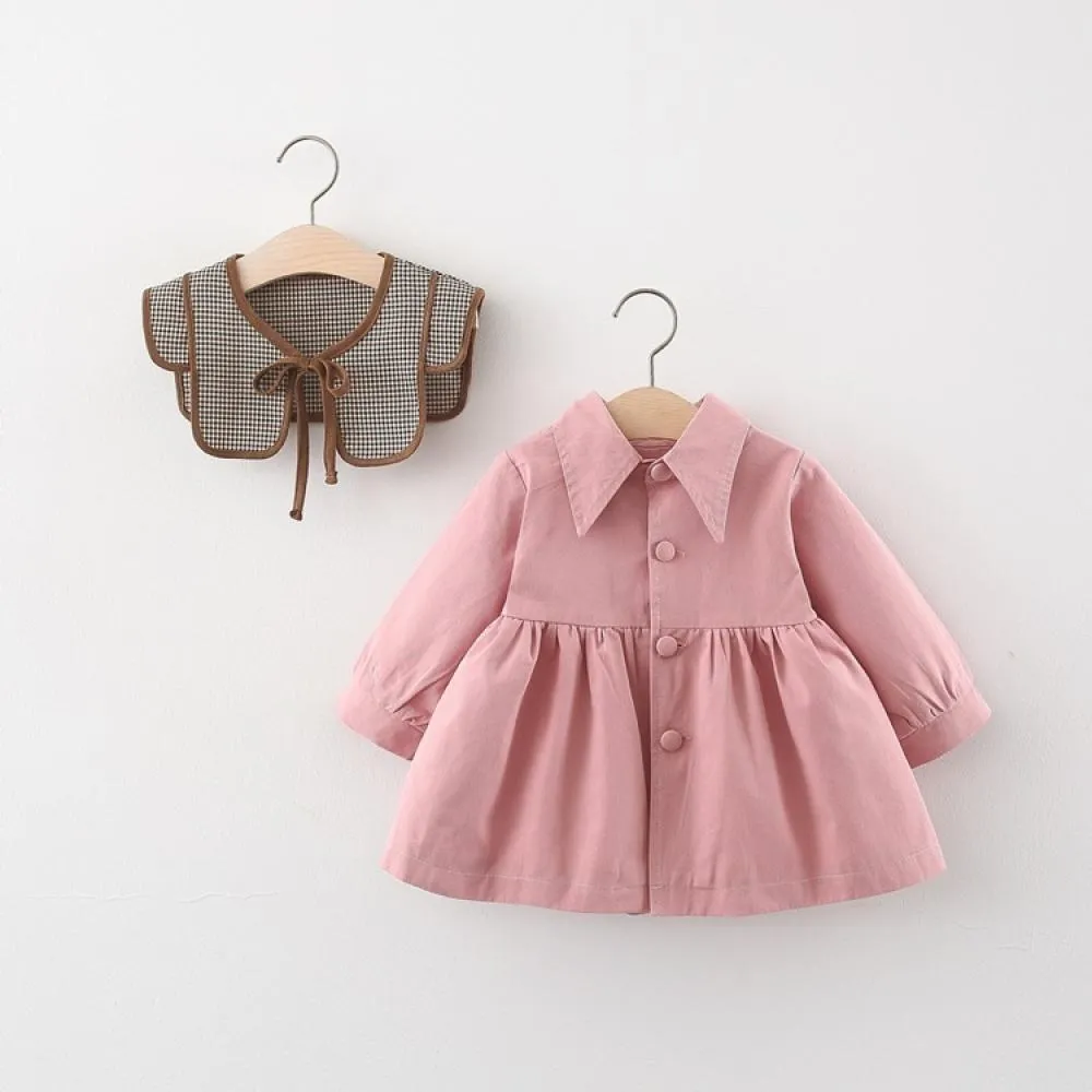 Spring and Autumn Coat Baby Western Style Jacket Wholesale Girl Clothes