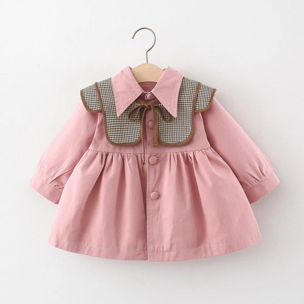 Spring and Autumn Coat Baby Western Style Jacket Wholesale Girl Clothes