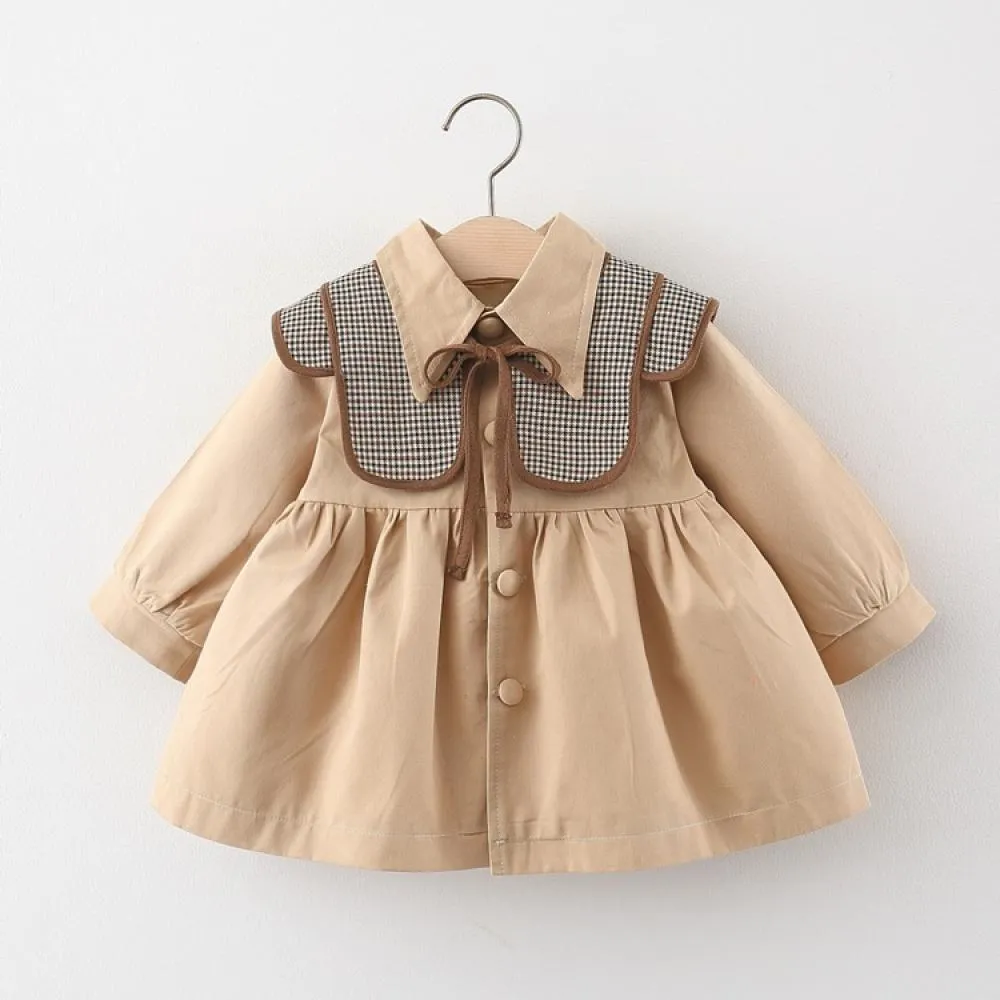 Spring and Autumn Coat Baby Western Style Jacket Wholesale Girl Clothes