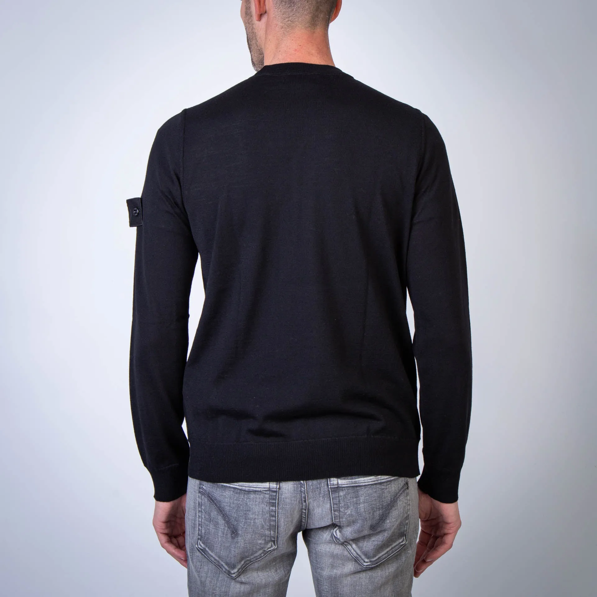 STONE ISLAND SWEATER 8115566FC V0029 BLACK