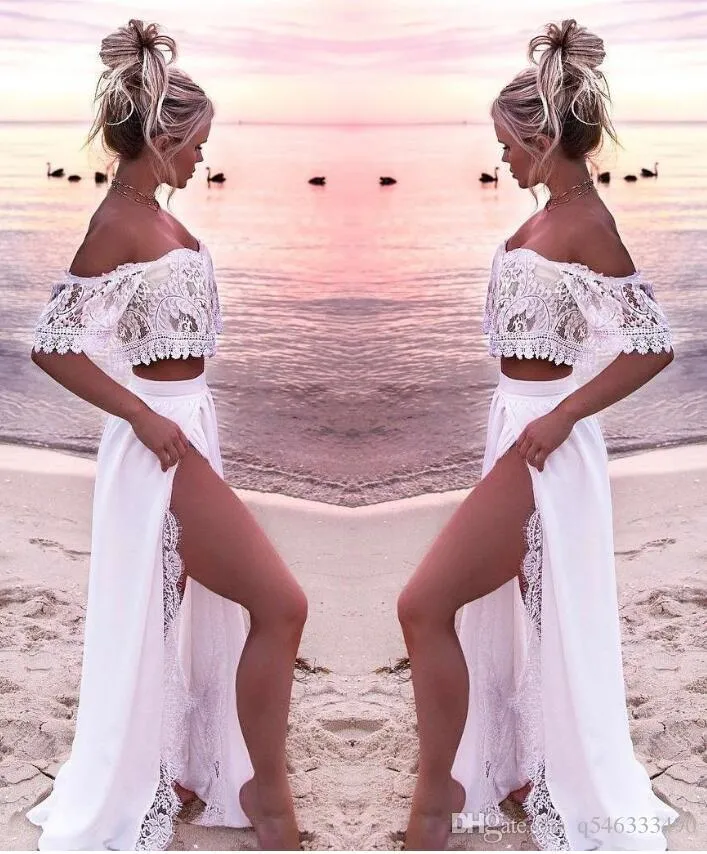 sweet new beach summer hot Prom sexy one shoulder dress