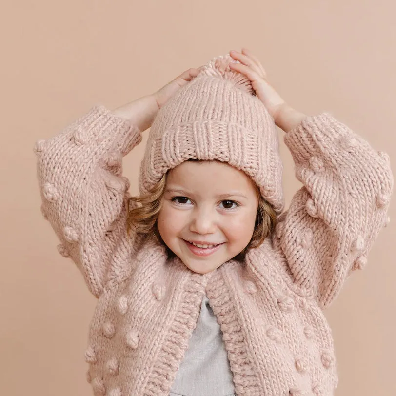 The Blueberry Hill Classic Pom Hat - Blush