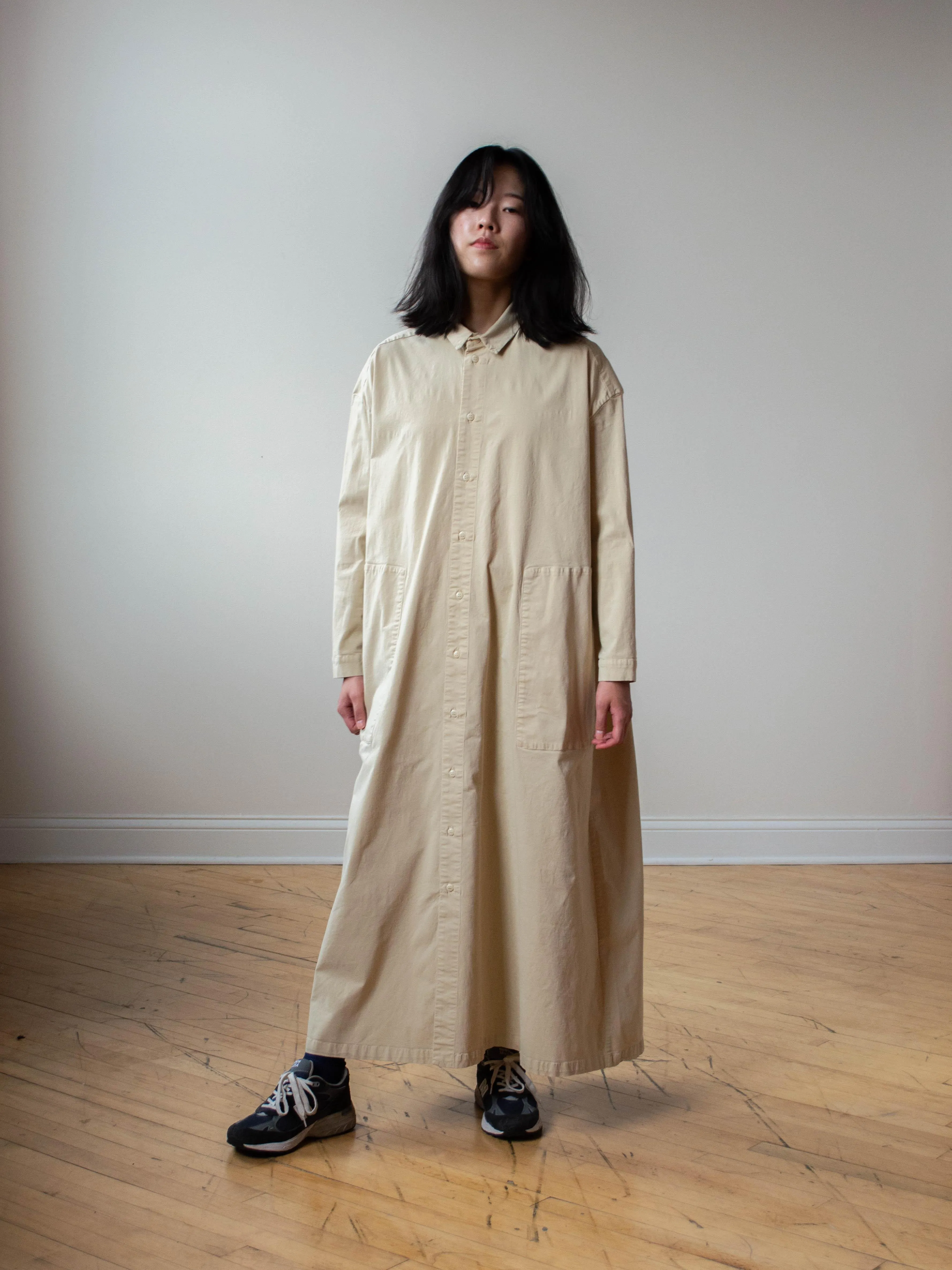 The Draughtsman Dress - Buff Twill