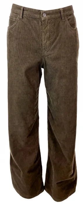 The Row Eglitta Corduroy Pants in Taupe