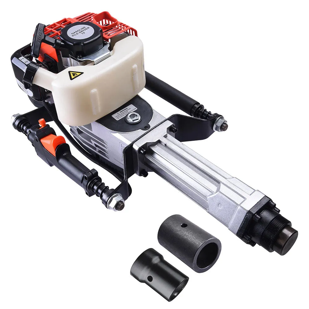 TheLAShop 52cc 1.7hp 2-stroke T-post EPA Gas Powered Petrol Pile Driver Kit