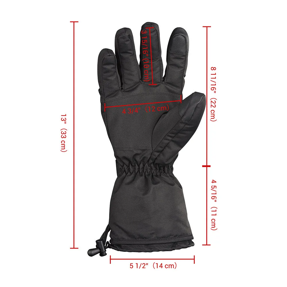 TheLAShop Battery Heated Gloves Touchscreen 3 Heat Setting