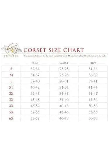 Top Drawer 4 PC Naughty Nurse Corset Costume