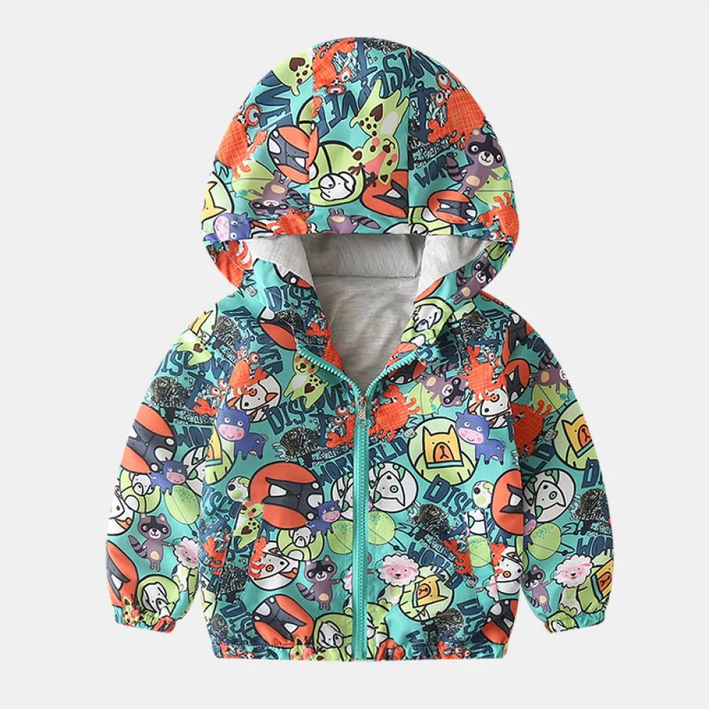 Unisex Boy And Girls Coat Autumn Windbreaker Children's Coat Spring Jacket Wholesale