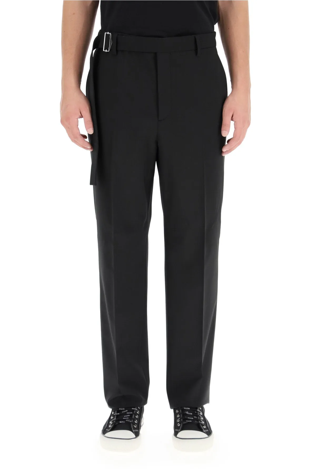 Valentino wool trousers with long belt