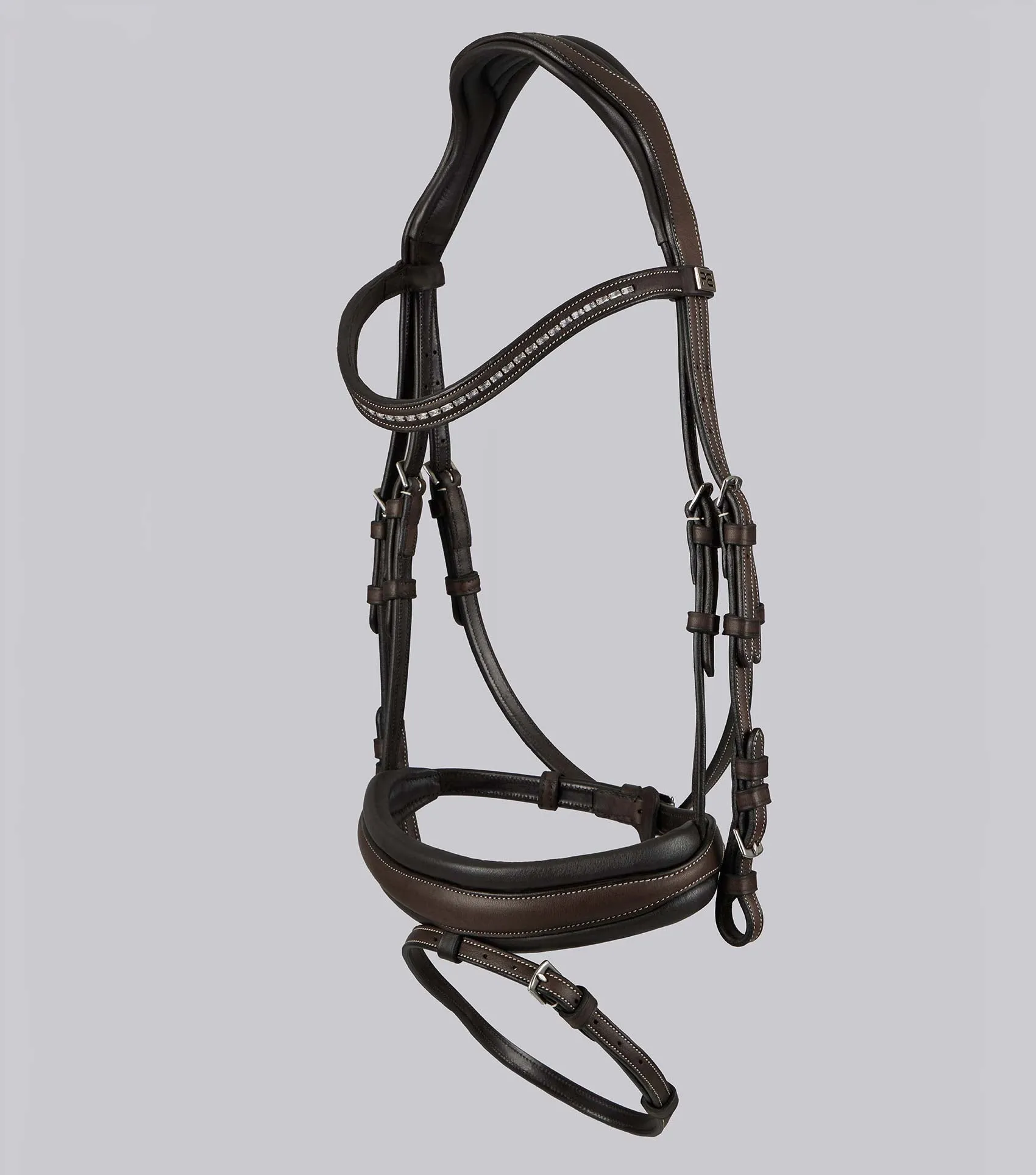 Veneto Anatomical Snaffle Bridle Brown