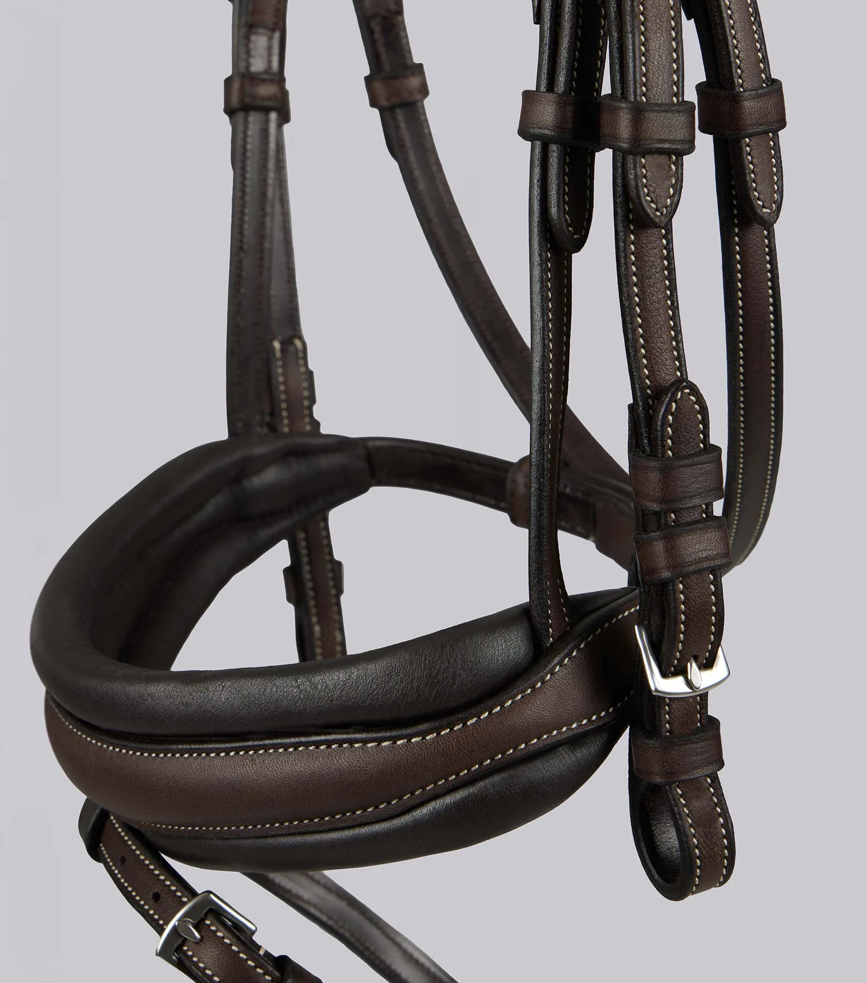 Veneto Anatomical Snaffle Bridle Brown