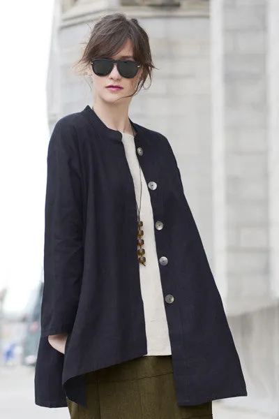 Veronica Jacket in Black Roma