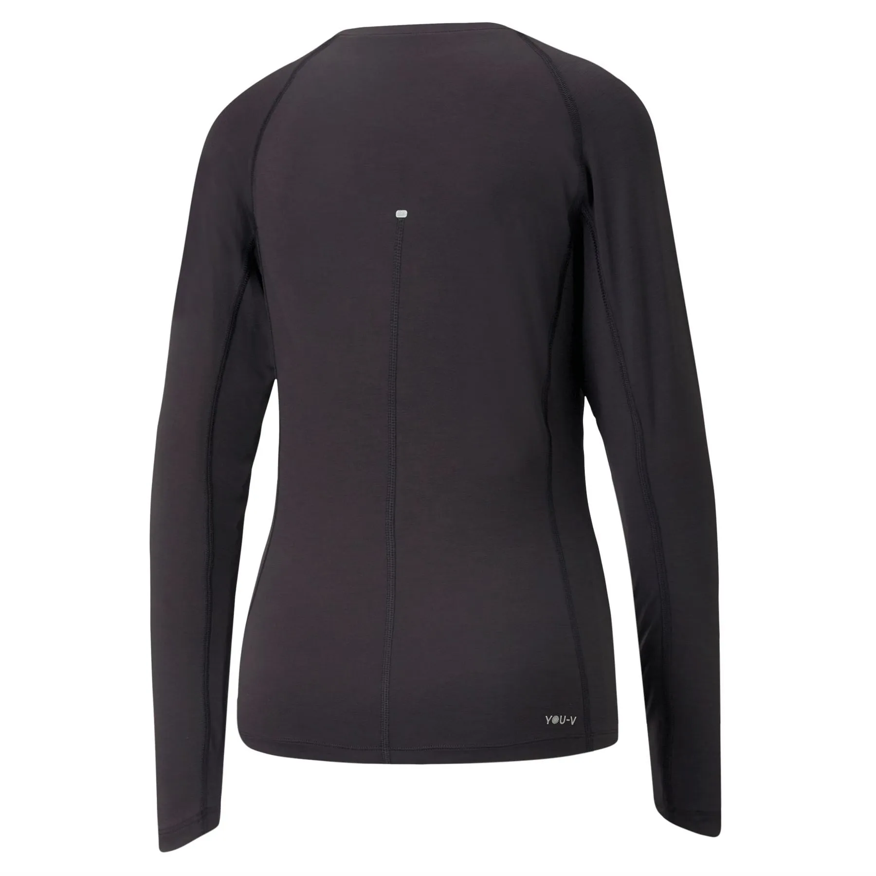 Womens YouV LS Crew Puma Black - SS23