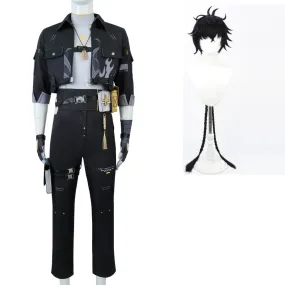 Wuthering Waves Lingyang Rover Black Outfit Party Carnival Halloween Cosplay Costume