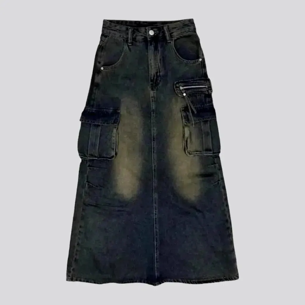 Y2k denim skirt
 for women