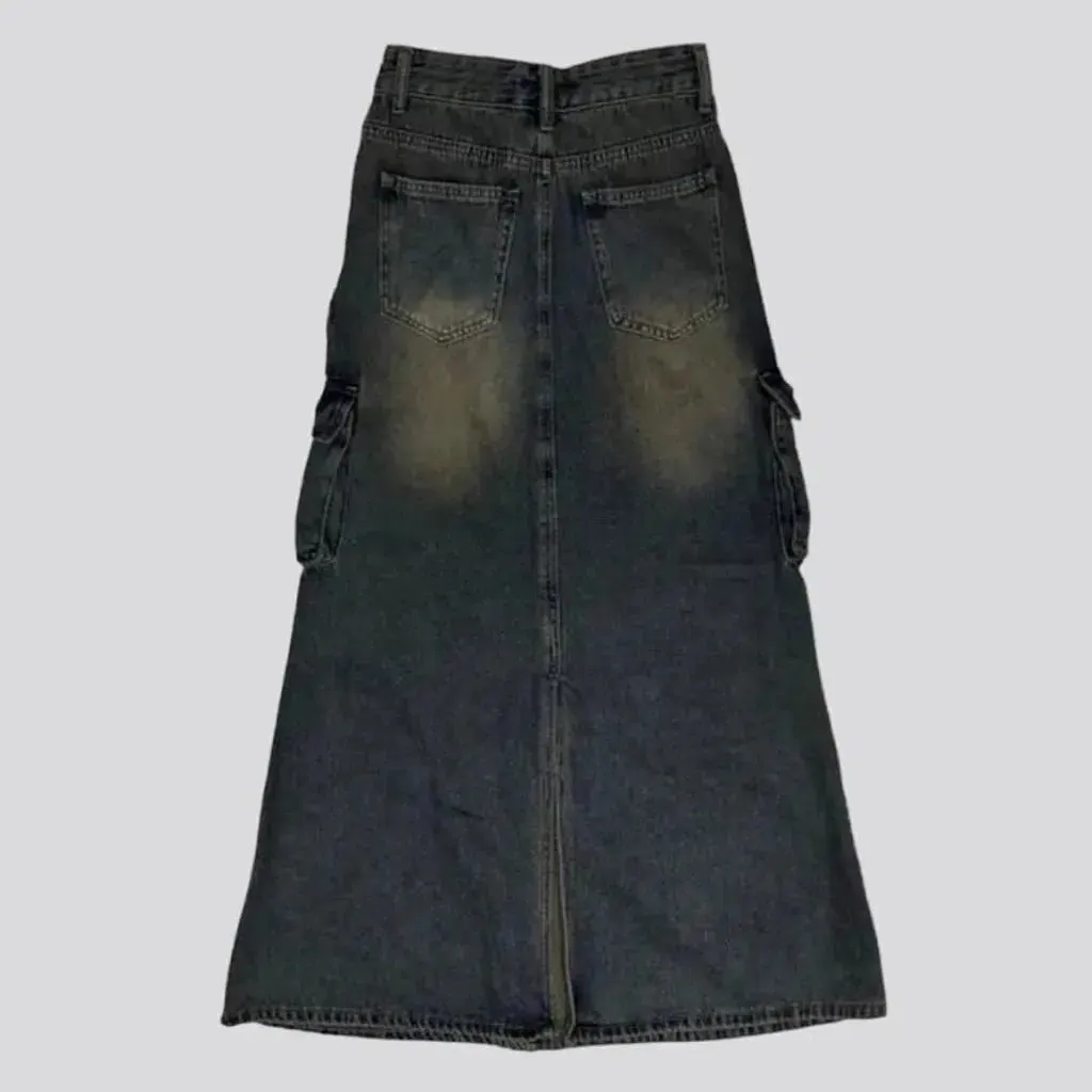 Y2k denim skirt
 for women