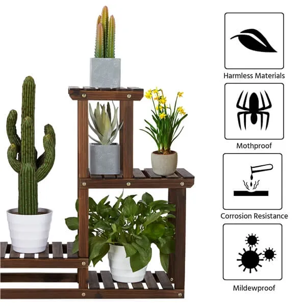 Yaheetech  28.7 Inch 4 Tier Plant Flower Display Stand