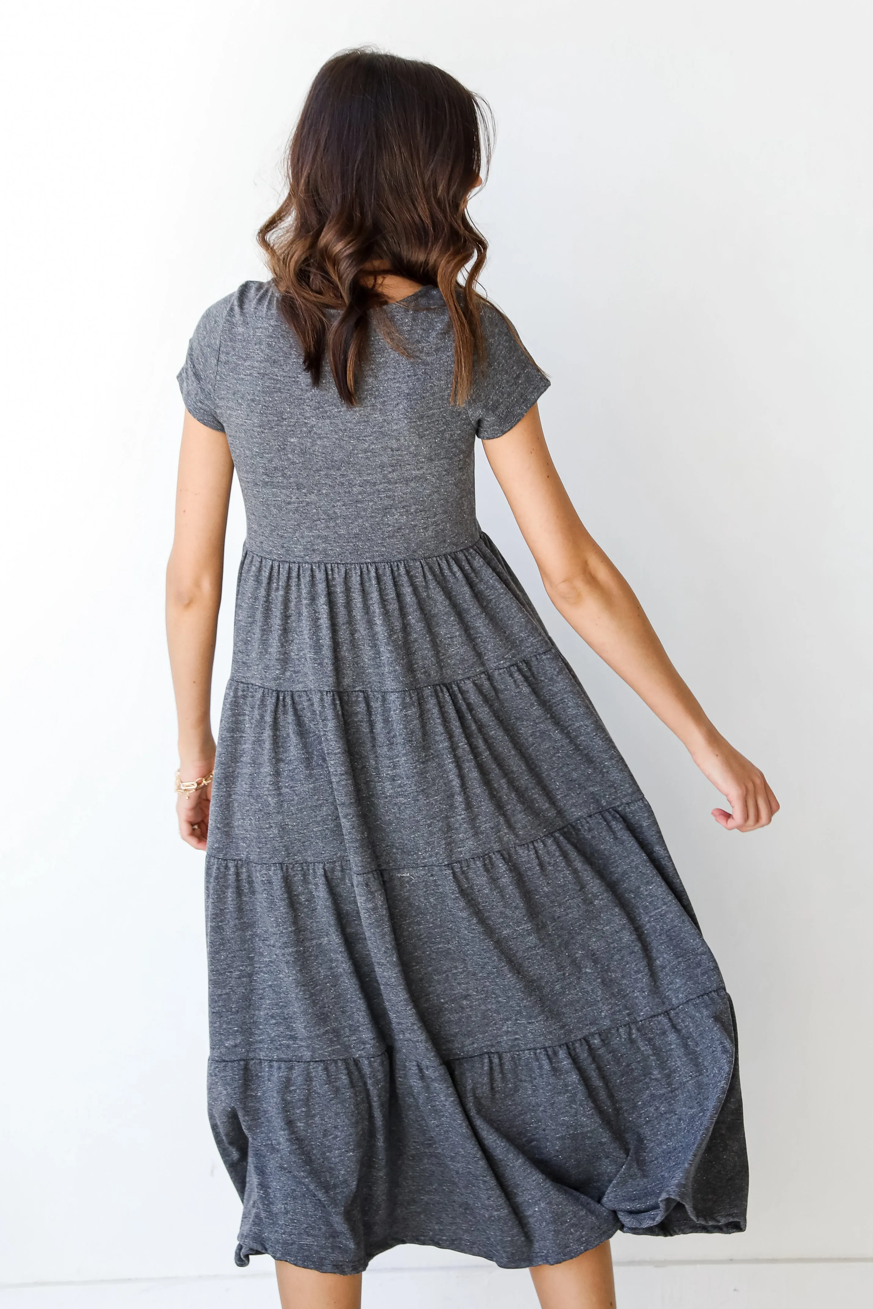 Zoey T-Shirt Tiered Maxi Dress